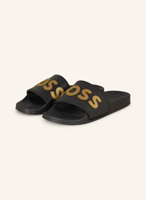 BOSS Slides KIRK BLACK/ GOLD