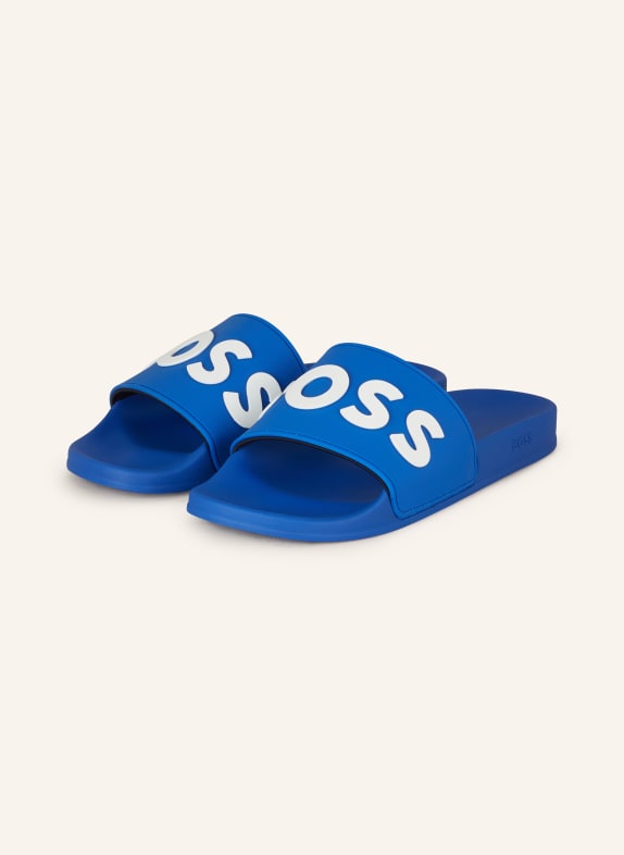 BOSS Slides KIRK BLUE/ WHITE