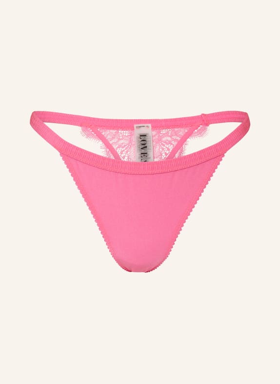LOVE Stories Thong ROOMSERVICE made of satin PINK