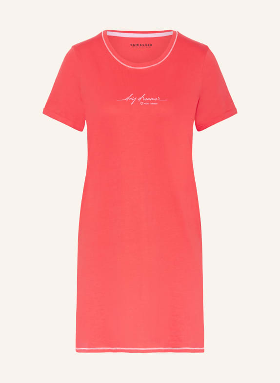 SCHIESSER Nightgown CASUAL ESSENTIALS RED