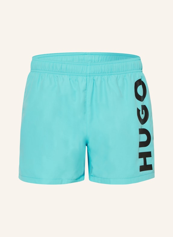HUGO Swim shorts ABAS TURQUOISE