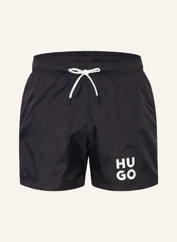 HUGO Swim shorts PAOL BLACK