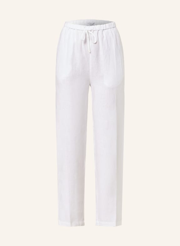 TOMMY HILFIGER Linen trousers WHITE