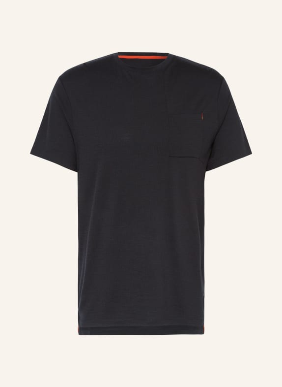 icebreaker T-shirt MERINO 200 in merino wool BLACK