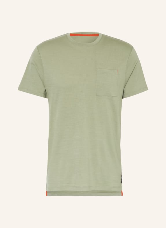 icebreaker T-shirt MERINO 200 in merino wool LIGHT GREEN