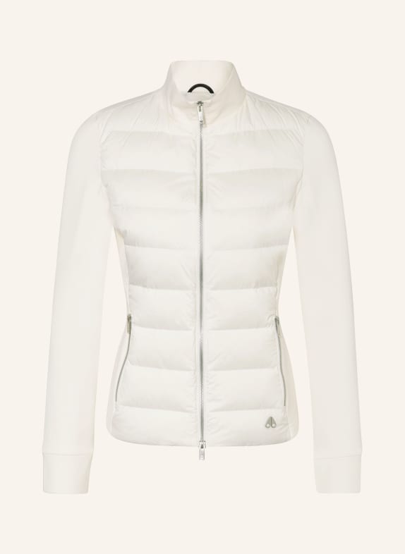 MOOSE KNUCKLES Down jacket NAOMI in mixed materials WHITE