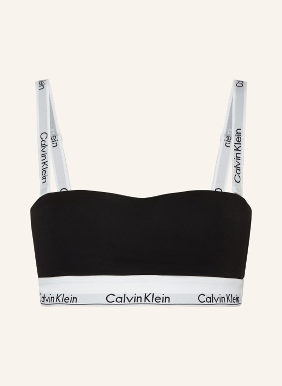 Calvin Klein Bandeau bra MODERN COTTON BLACK/ WHITE