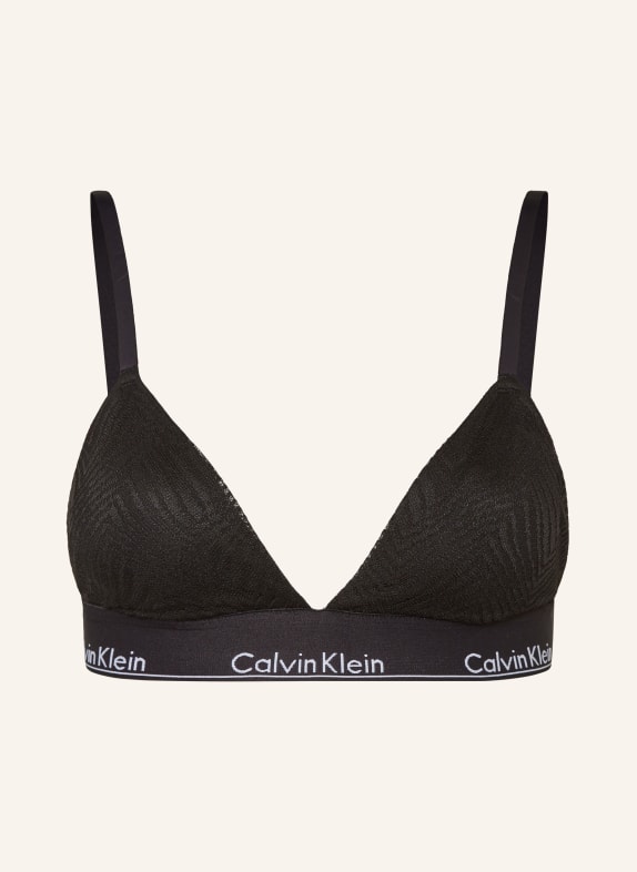 Calvin Klein Triangle bra MODERN LACE BLACK/ WHITE