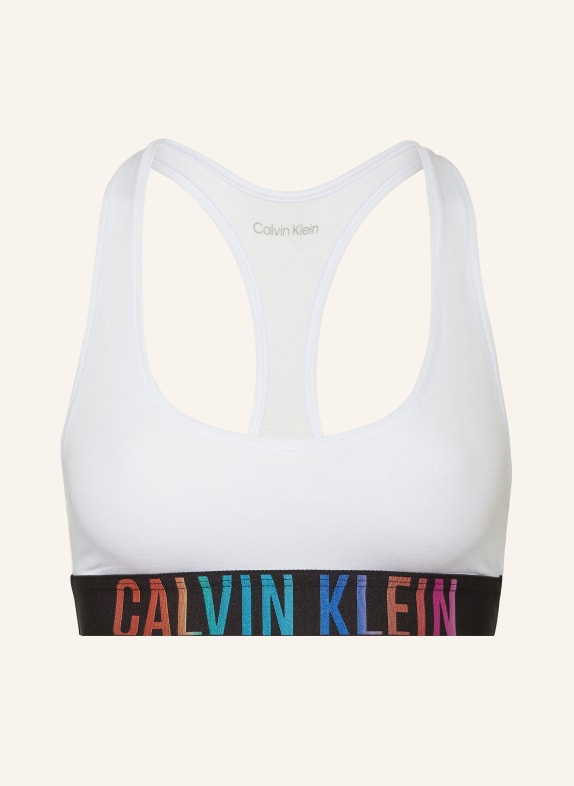 Calvin Klein Bustier podprsenka INTENSE POWER BÍLÁ