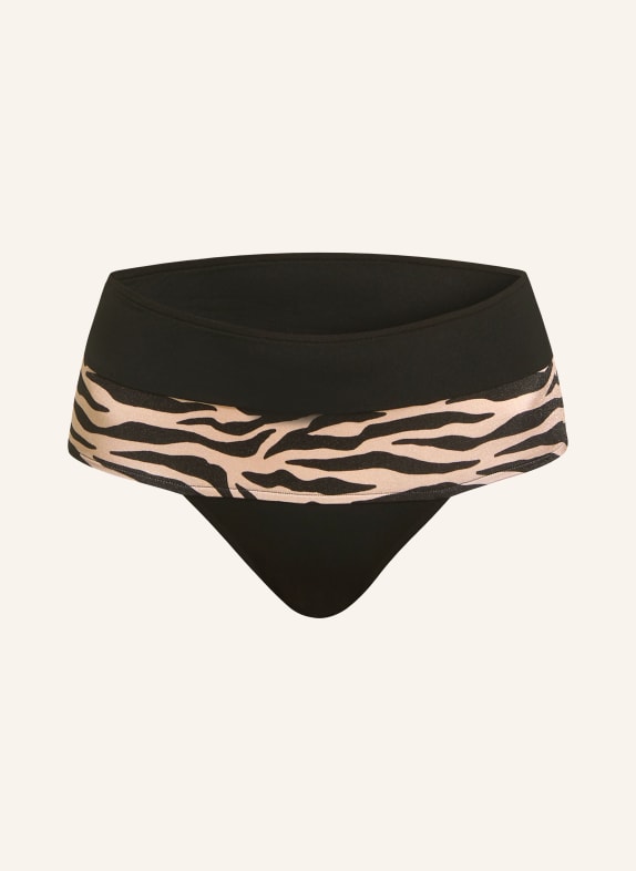 ANDRES SARDA High-waist bikini bottoms FRANCES BLACK/ NUDE