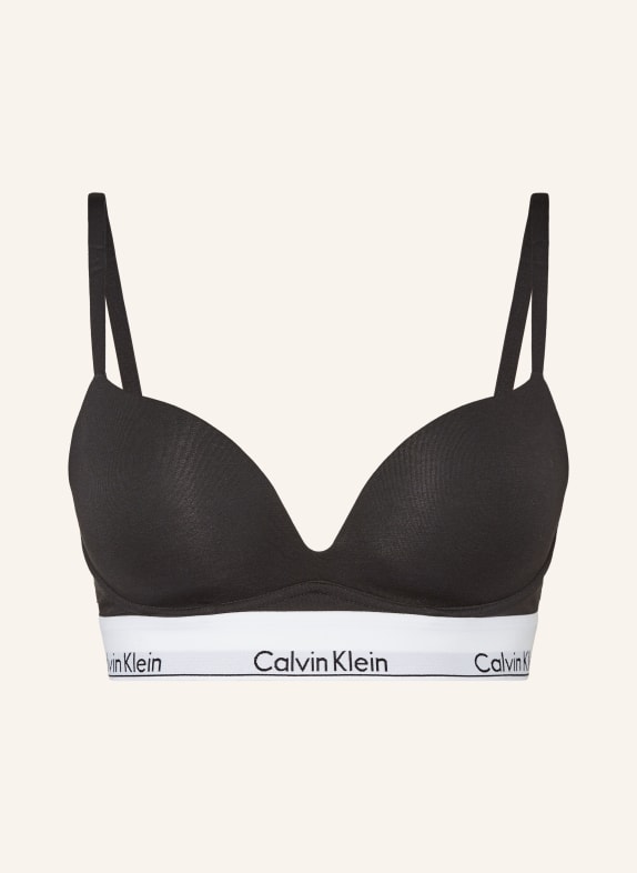 Calvin Klein Biustonosz push-up MODERN COTTON CZARNY