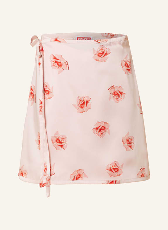 KENZO Wrap skirt ROSE PINK/ RED
