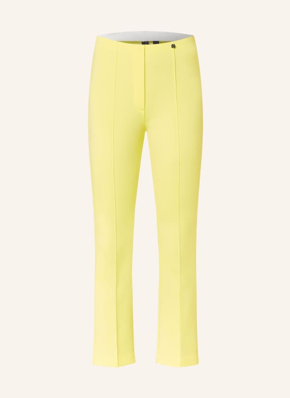 MARC CAIN Jersey pants FREDERICA YELLOW