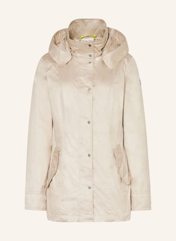 FUCHS SCHMITT Field jacket with detachable hood LIGHT BROWN