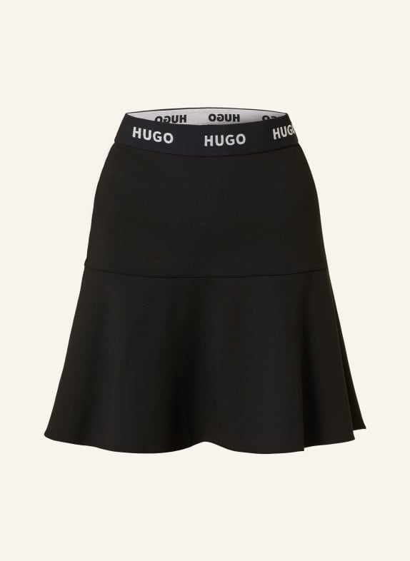 HUGO Jersey skirt RELOSANA BLACK