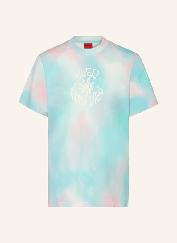 HUGO T-Shirt VINTAGE TEE ROSA/ MINT
