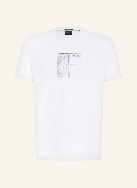 BOSS T-shirt WHITE/ SILVER