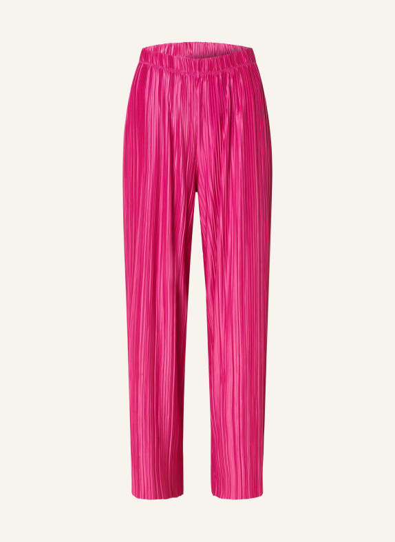 ONLY Satin trousers with pleats PINK