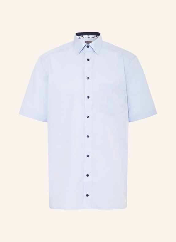 OLYMP Košile s krátkým rukávem Luxor Comfort Fit TMAVĚ MODRÁ