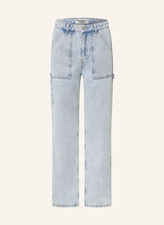 COLOURFUL REBEL Straight jeans TINSLEY 564 Light Blue Denim