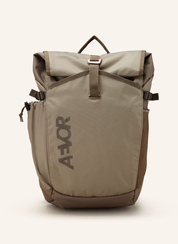 AEVOR Backpack ROLL PACK 20 l with laptop compartment OLIVE