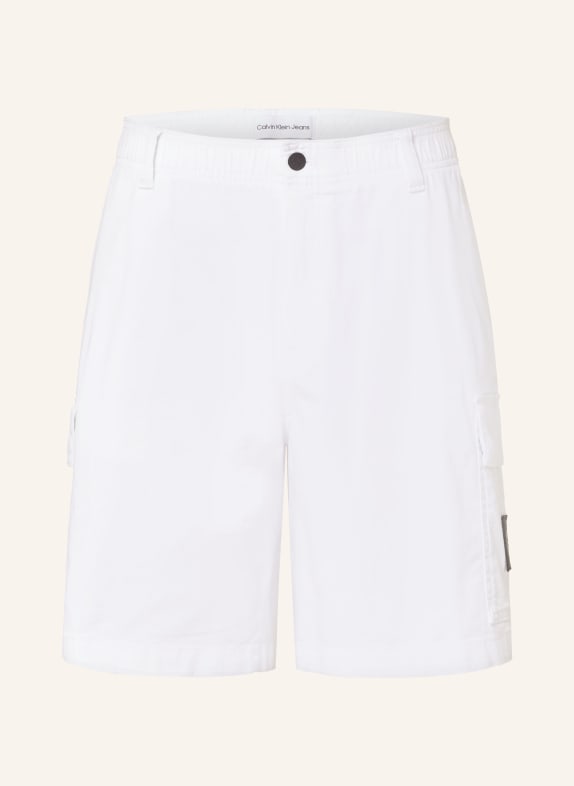 Calvin Klein Jeans Cargo shorts WHITE