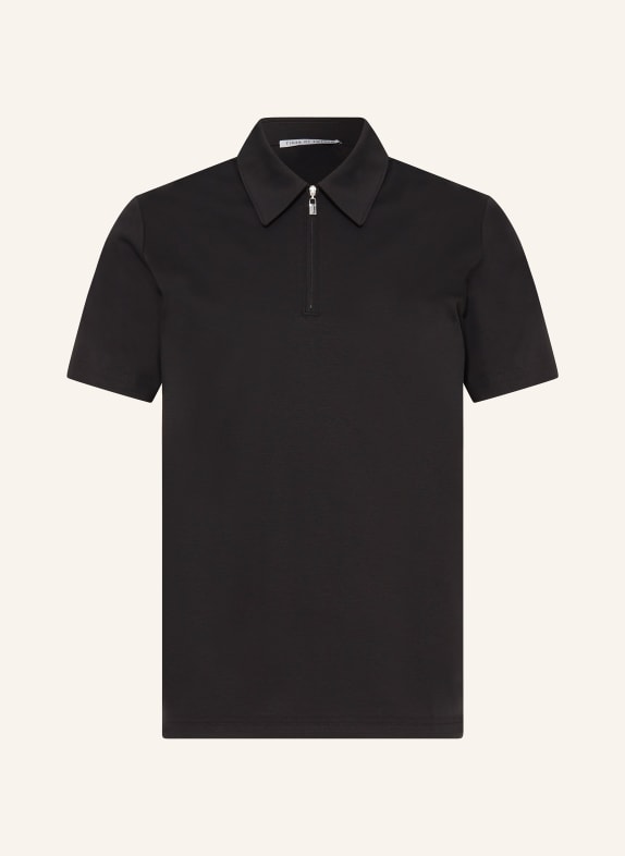 TIGER OF SWEDEN Jersey polo shirt LARON slim fit BLACK