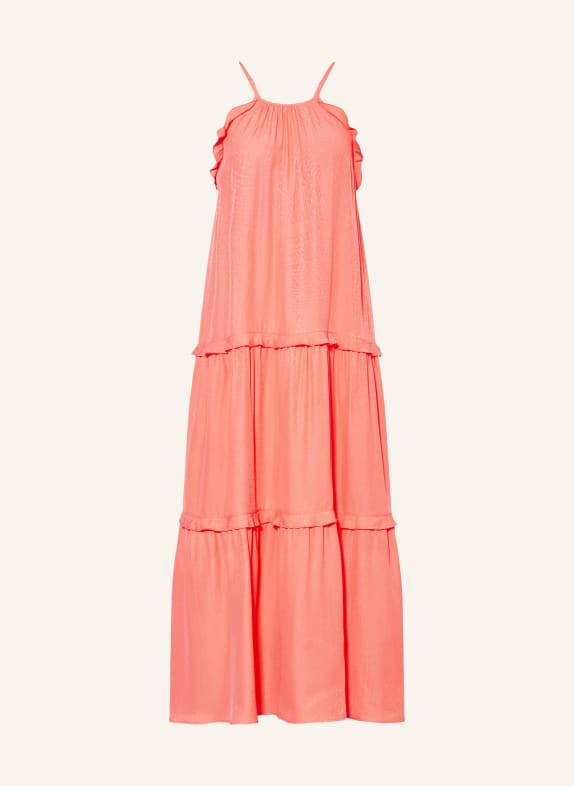 Lala Berlin Dress DAAU with ruffles LIGHT ORANGE