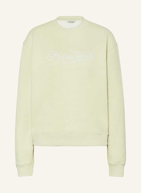 HOLZWEILER Sweatshirt EVOKE MINT/ WHITE
