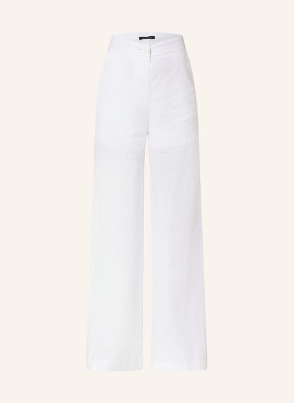 ARMANI EXCHANGE Wide leg trousers WHITE