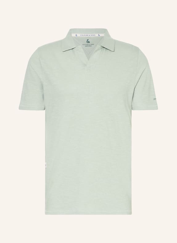 COLOURS & SONS Jersey polo shirt MINT