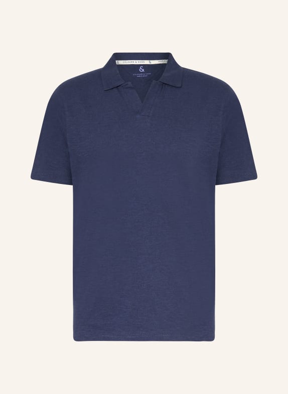 COLOURS & SONS Jersey polo shirt BLUE