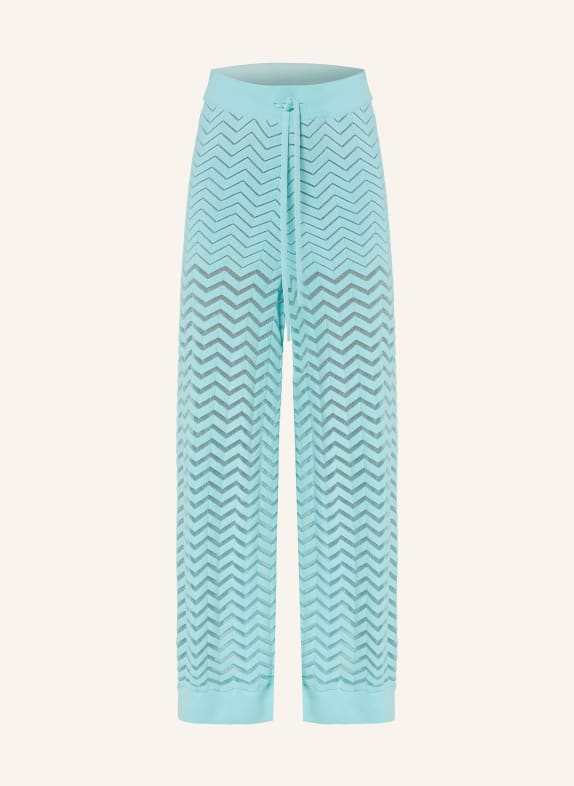 RIANI Knit trousers TURQUOISE
