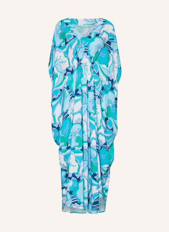 MELISSA ODABASH Beach dress FREDERICA TURQUOISE/ GREEN/ LIGHT BLUE
