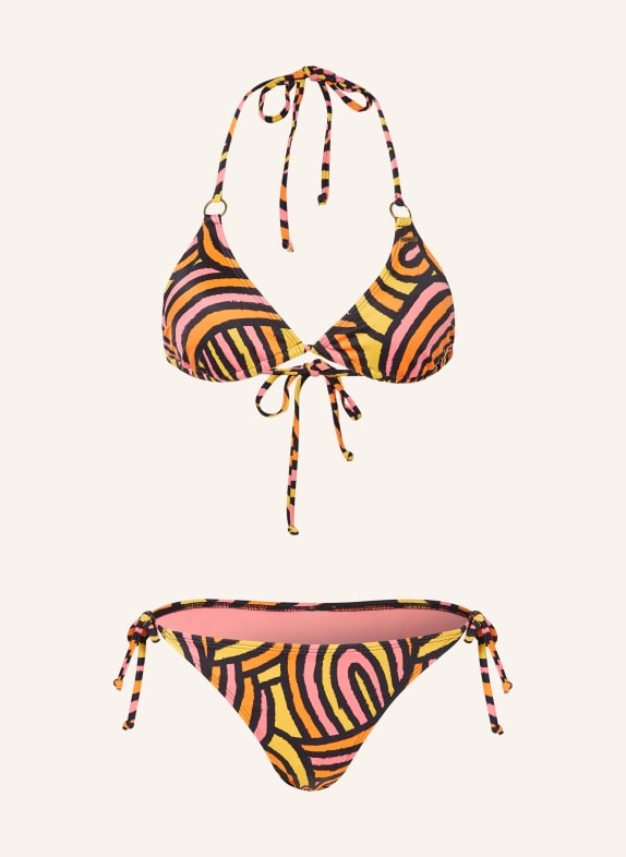 O'NEILL Triangel-Bikini CAPRI BONDEY ORANGE/ GELB/ SCHWARZ