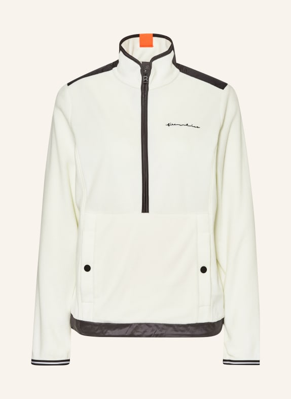 FIRE+ICE Fleece half-zip sweater CADDY WHITE/ BLACK
