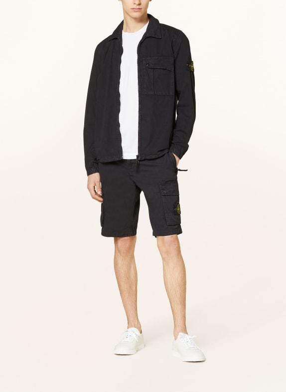 STONE ISLAND Cargoshorts Slim Fit DUNKELBLAU