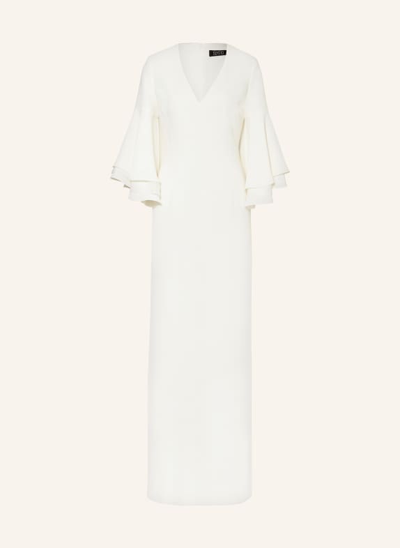 SLY 010 Evening dress RAVEN with 3/4 sleeves CREAM