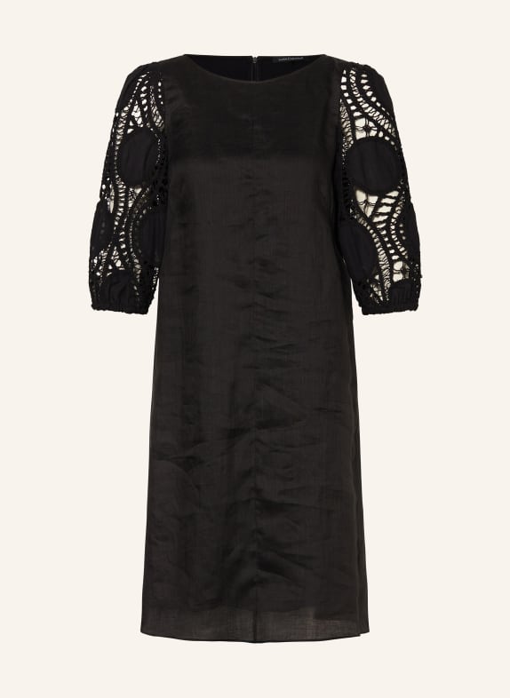 LUISA CERANO Dress with 3/4 sleeves BLACK