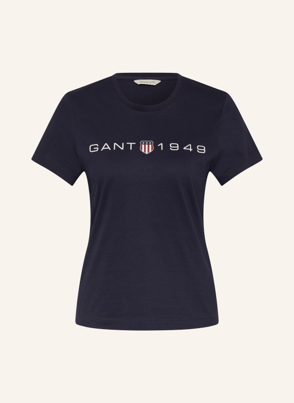GANT T-shirt GRANATOWY