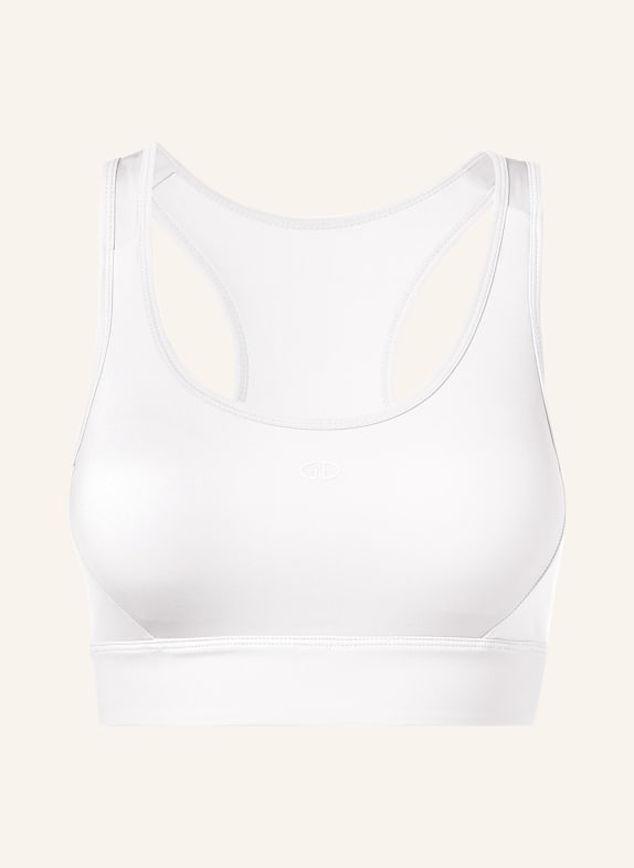 GOLDBERGH Sports bra MOOD with mesh WHITE