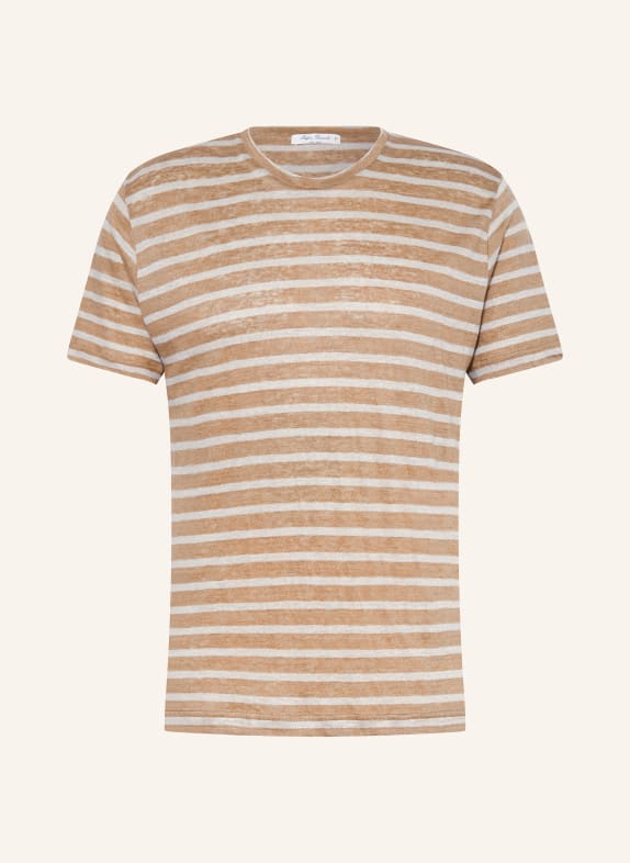 Stefan Brandt T-shirt made of linen BEIGE/ CREAM