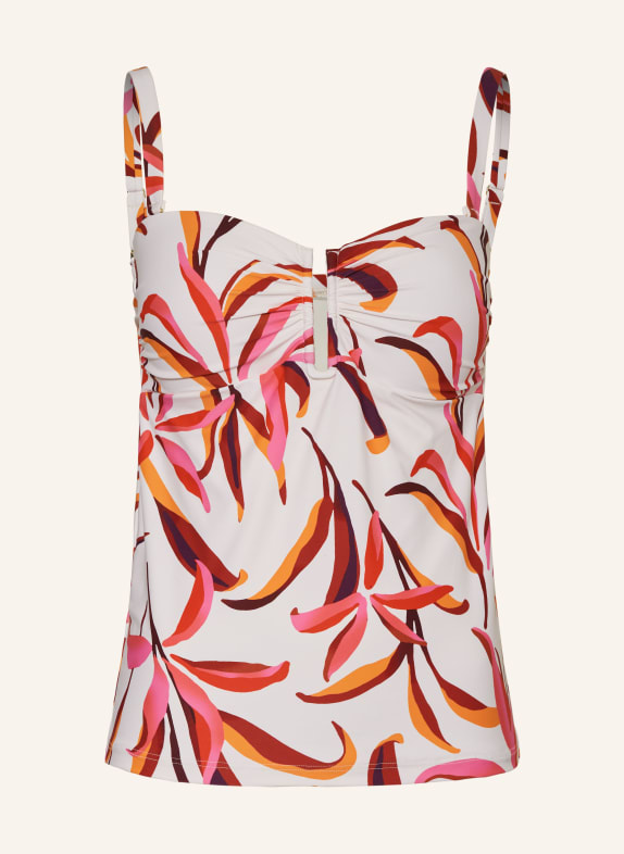 CYELL Tankini-Top JAPANESE FLORAL WEISS/ ORANGE/ PINK
