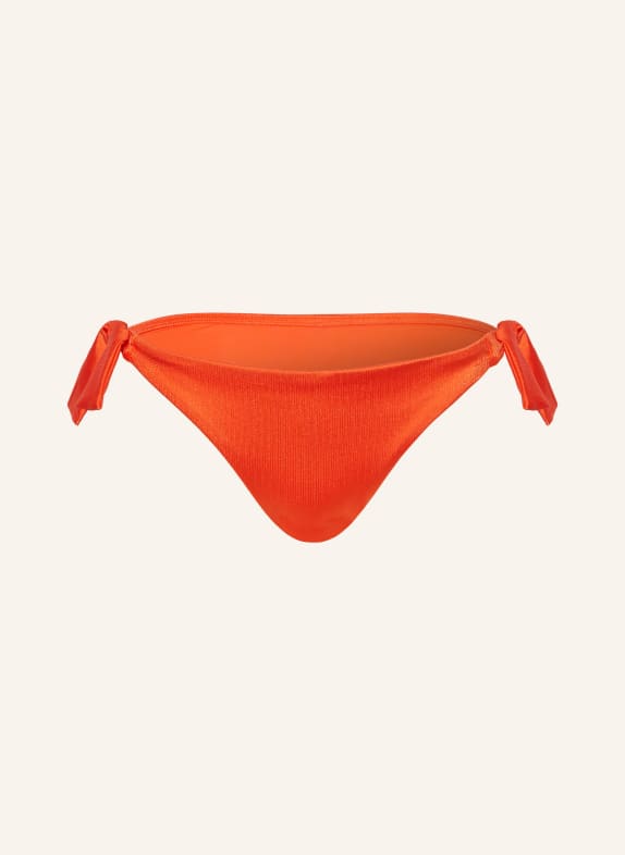 CYELL Triangle bikini bottoms SATIN TOMATO ORANGE