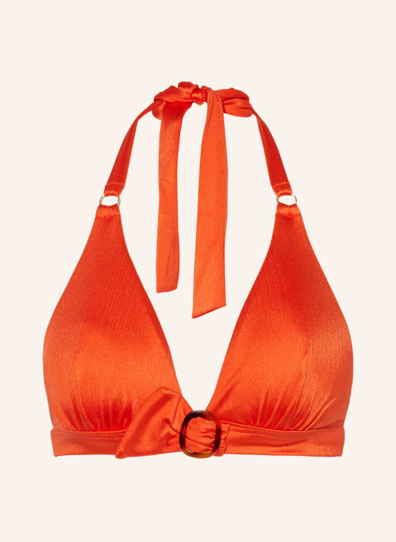 CYELL Neckholder-Bikini-Top SATIN TOMATO ORANGE