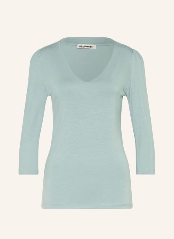 BEAUMONT Shirt with 3/4 sleeves LIGHT BLUE