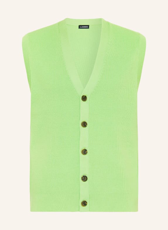 J.LINDEBERG Knit vest LIGHT GREEN