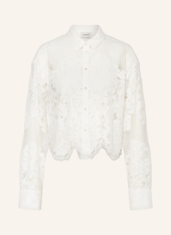 Herskind Shirt blouse JETTA in broderie anglaise WHITE