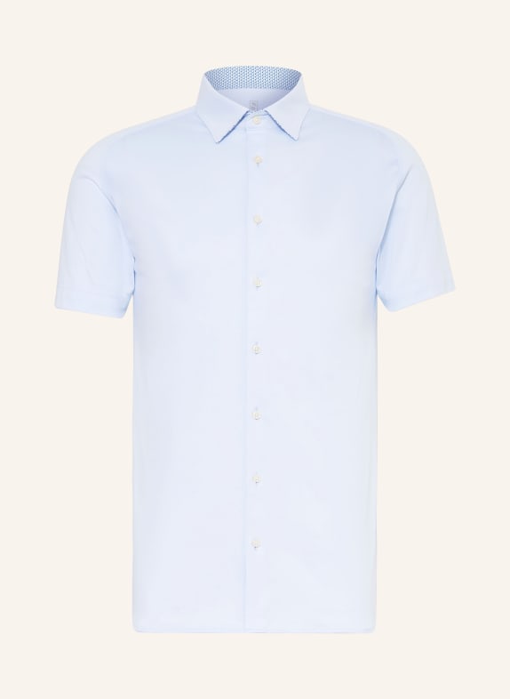 DESOTO Short sleeve shirt slim fit in jersey LIGHT BLUE