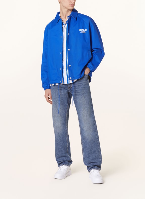 HUGO Jeansy JONAH straight fit 416 NAVY